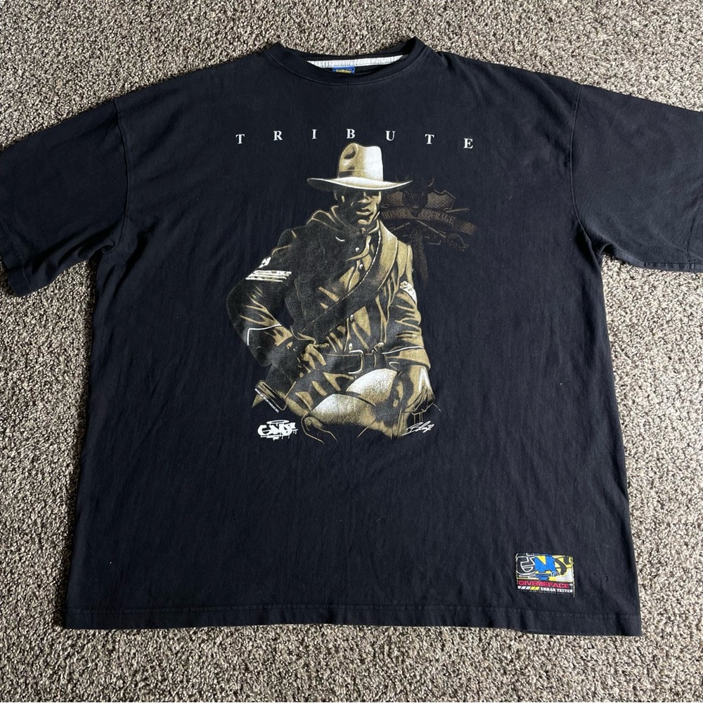 Vintage 2005 Give Me Face Tribute Streetwear Style Tshirt Rare Size 3XL